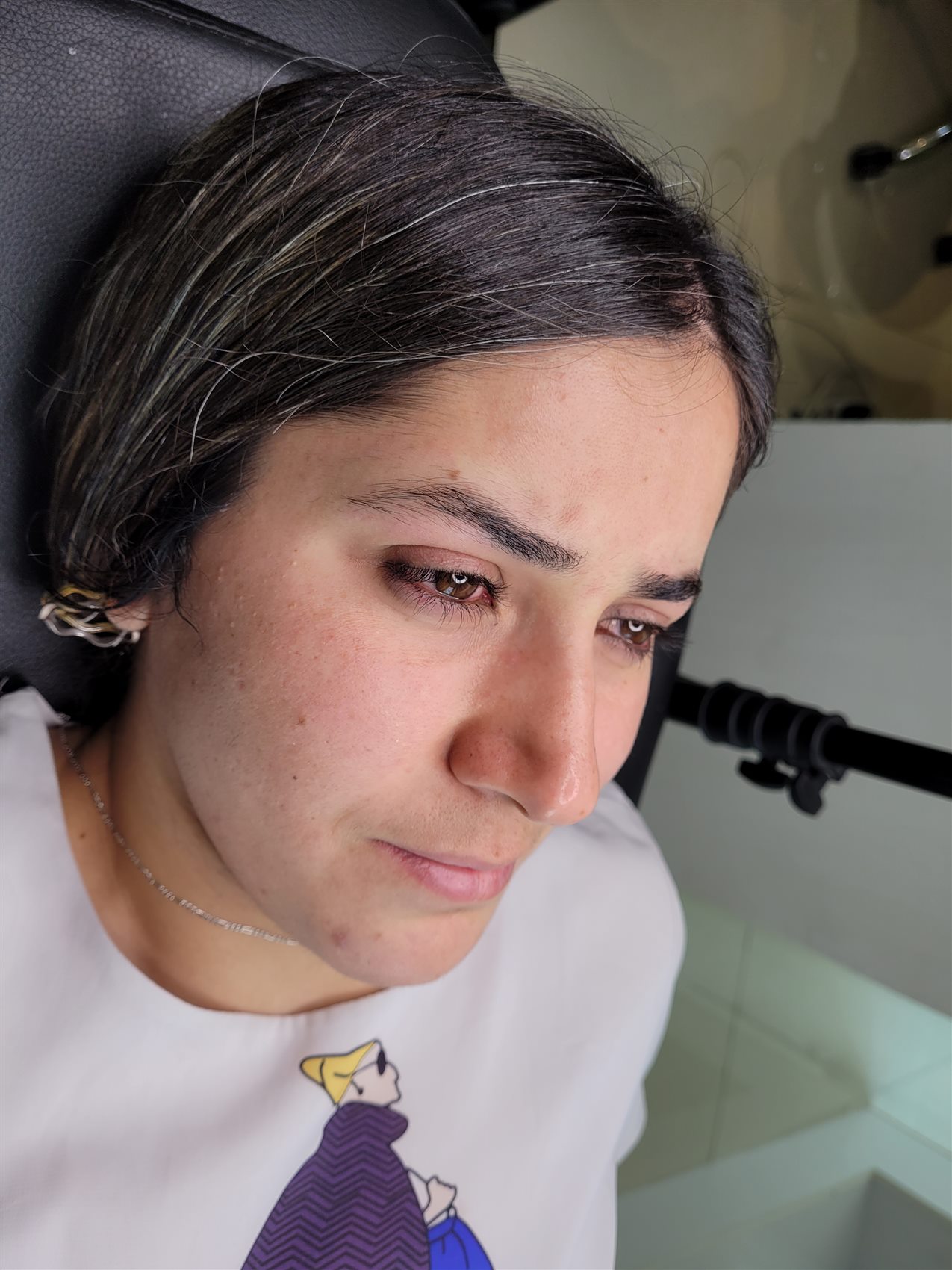 نمونه واقعی طراحی طبیعی ابرو