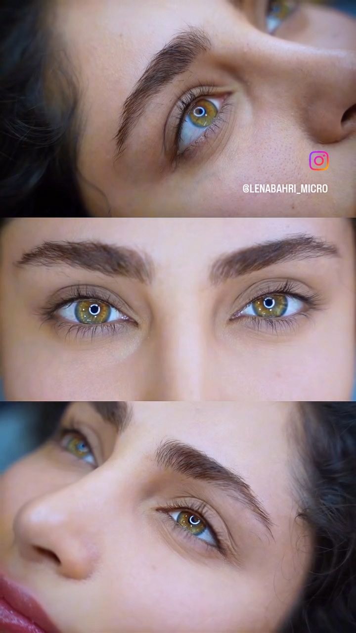 نمونه نزدیک بن‌مژه ظریف و طراحی خط رویش مژه